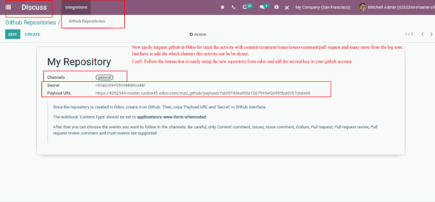 List of Odoo 14 Features Configuration - Easily Integrate GitHub in Odoo