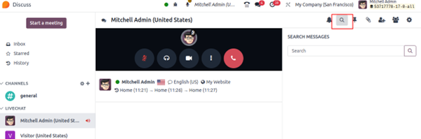 Search old message