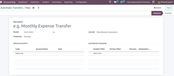 How To Perform Automatic Transfers In Odoo 16 Accounting Step to manage Automatic Transfers in Odoo Accounting