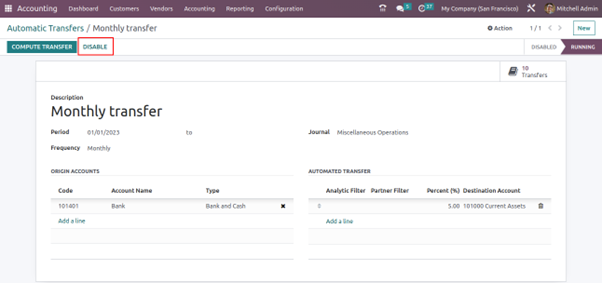 How To Perform Automatic Transfers In Odoo 16 Accounting Step to manage Automatic Transfers in Odoo Accounting