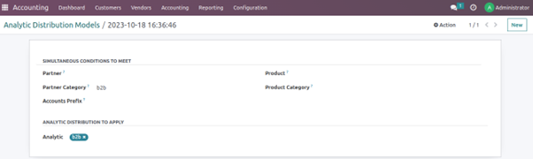 Analytic Accounting In Odoo Analytical Distribution Model In Odoo