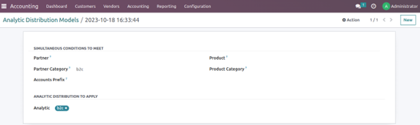 Analytic Accounting In Odoo Analytical Distribution Model In Odoo