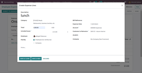 Employee Expenses Management In Odoo