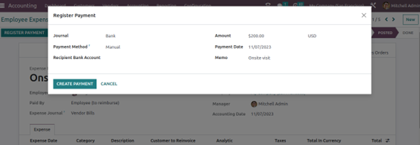 Employee Expenses Management In Odoo