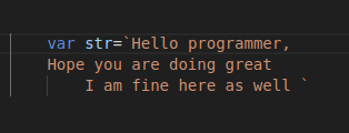 Multi Line Strings In JavaScript