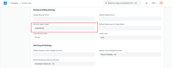 How to Set Up Company Sales Goals in ERPNext How to Manage Sales Targets In ERPNext