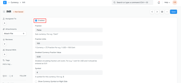 Managing Multi Currency in ERPNext You can Activate or Deactivate Multi-Currency Options