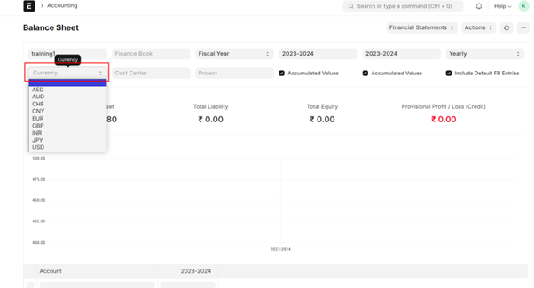 Managing Multi Currency in ERPNext Reporting in Multi-Currency: ERPNext