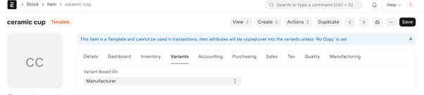 Manage Attribute in ERPNext: Configuration Steps