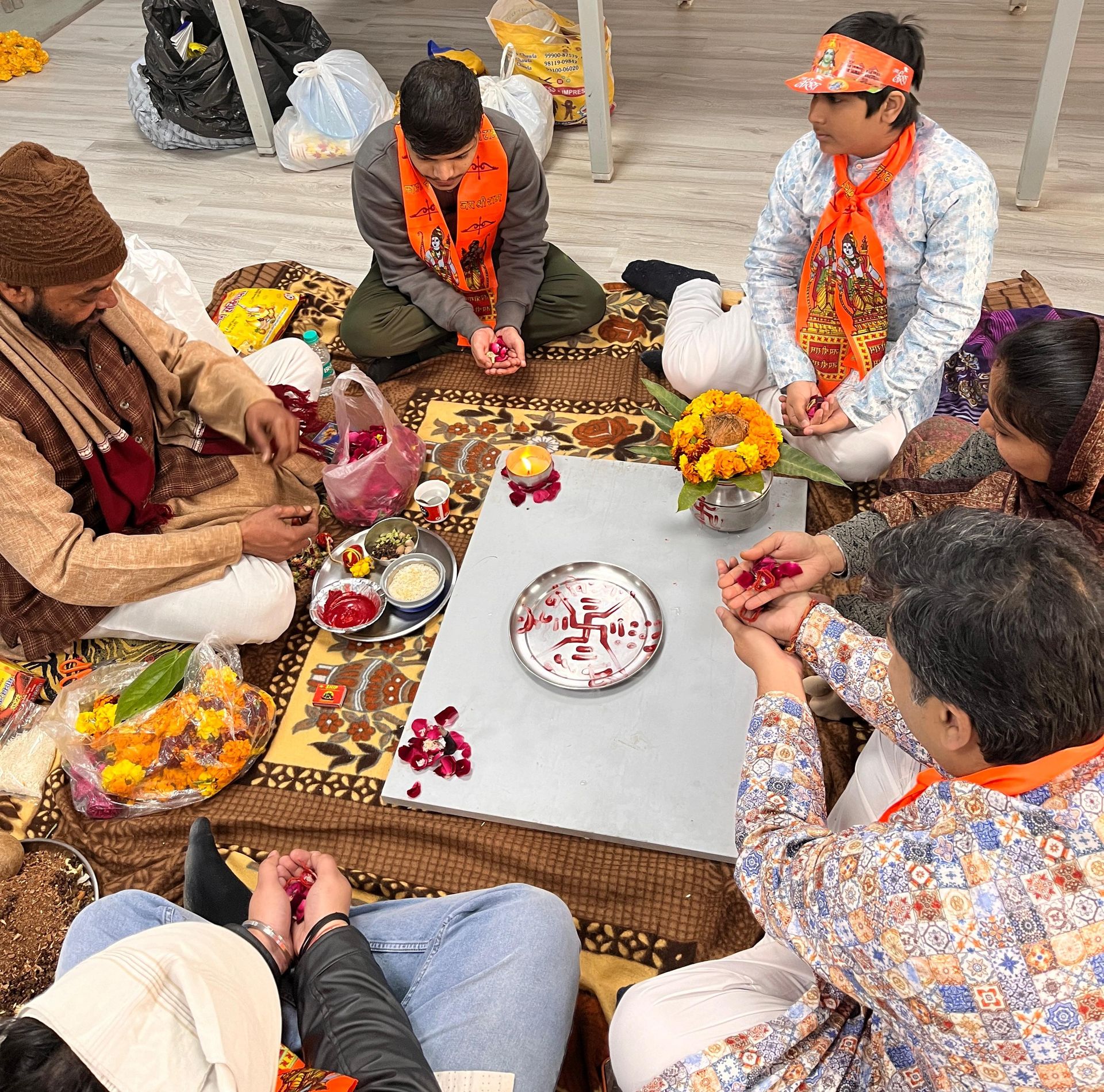 From Ayodhya to Kanak: Celebrating the Heritage of Hindu Culture on January 22, 2024 Celebration at Office