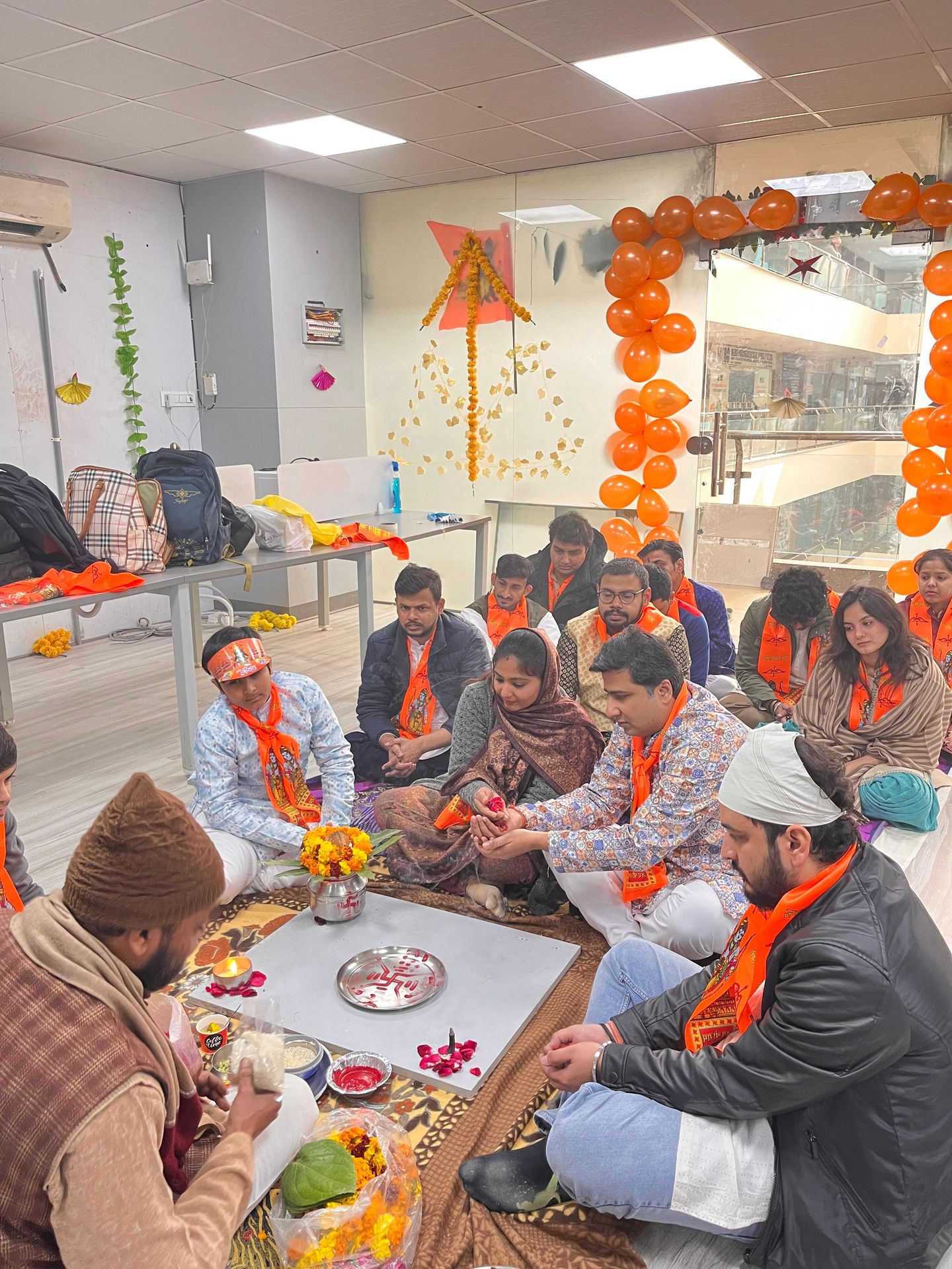 From Ayodhya to Kanak: Celebrating the Heritage of Hindu Culture on January 22, 2024 Celebration at Office