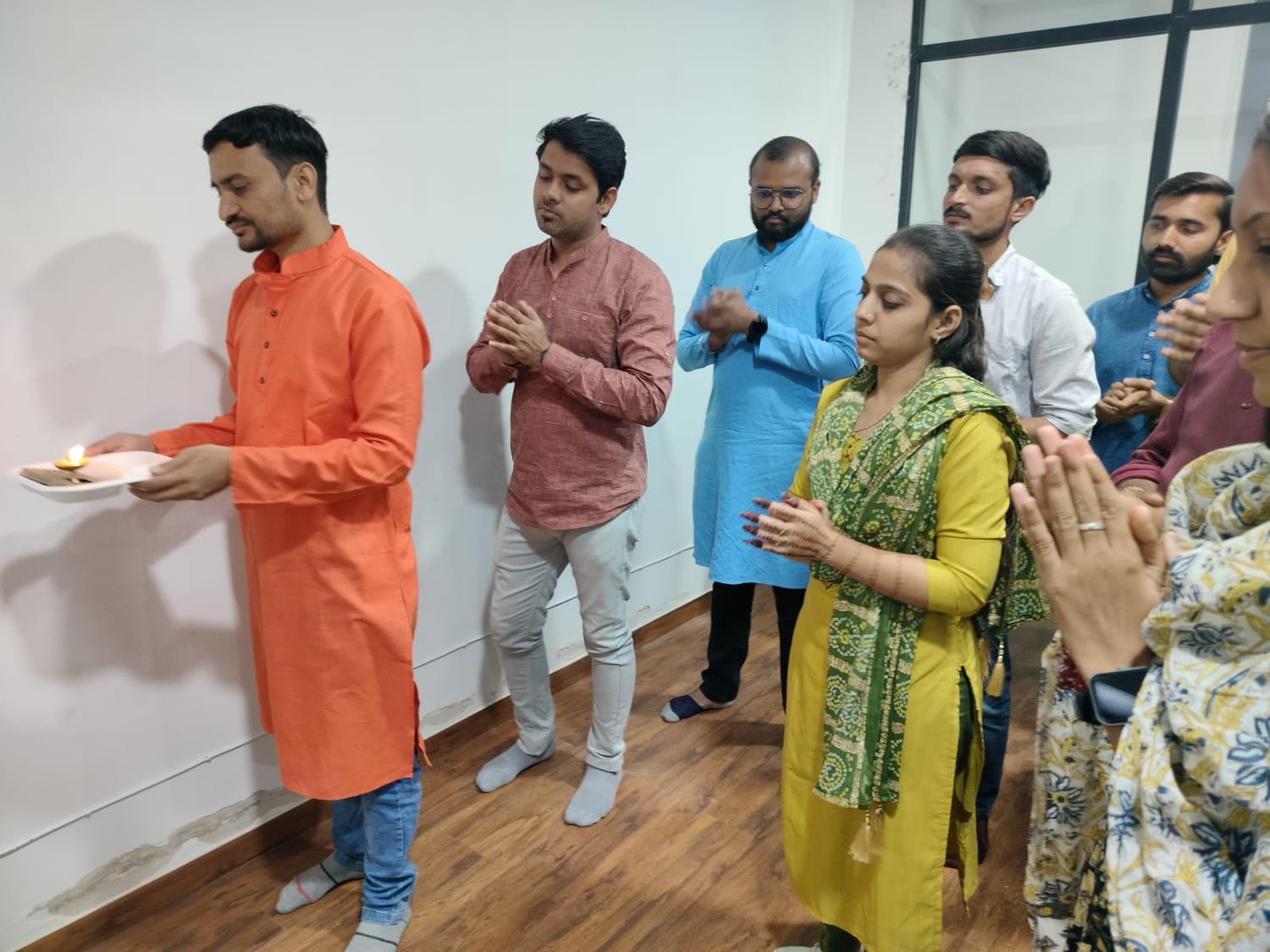 From Ayodhya to Kanak: Celebrating the Heritage of Hindu Culture on January 22, 2024 Celebration at Kanak's Gujarat Office
