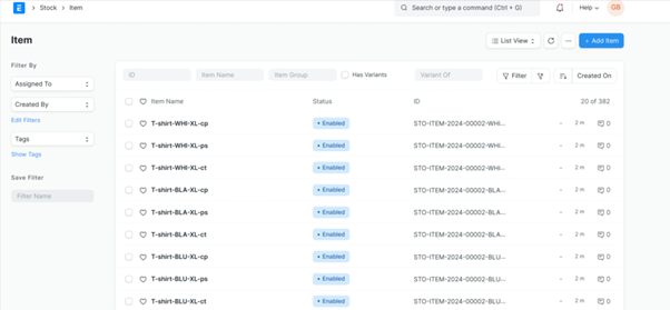 Use-case of Attribute in ERPNext