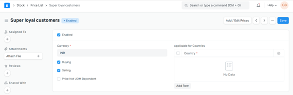 Create Price List In ERPNext Configure a Price list and item prices in ERPNext