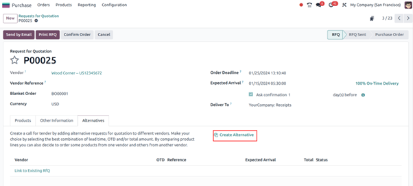 How to Manage Call for Tender in Odoo Call for tender in odoo