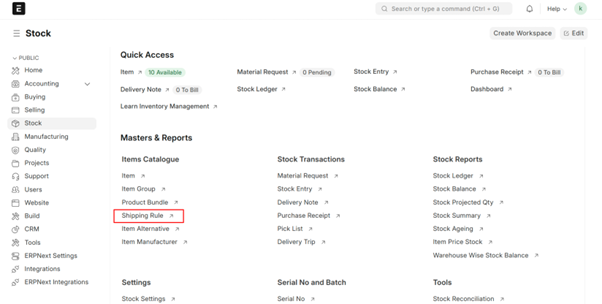 Shipping Rule in ERPNext How we can Apply Shipping Methods in Sales