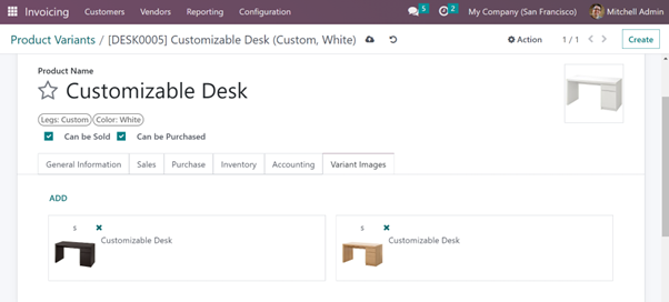 Product Variant Multi Image - Odoo Module Create Product Images In Odoo