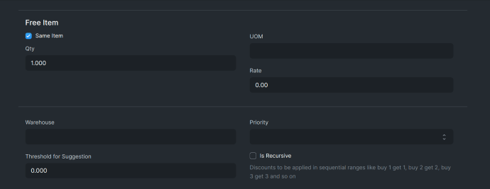 Promotional Schemes In ERPNext (BUY X GET Y FREE) Use-case of Managing "BUY X GET Y FREE" Promotional Scheme in ERPNext