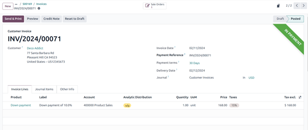 How To Record Down Payment In Odoo 17 Step by step process to handle down payments in Odoo17