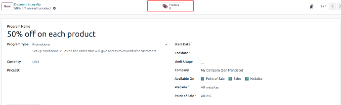 Manage Discount and Loyalty In Odoo 17 Rule and Rewards in Odoo