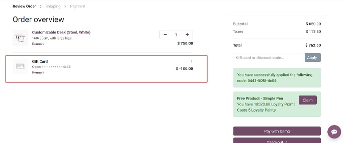 Generate Gift Card In Odoo Use-case of Creating Gift Card in Odoo