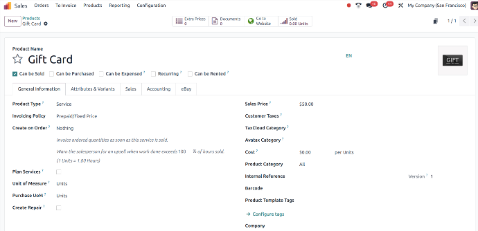 Generate Gift Card In Odoo How we can Configure the Gift Cards in Odoo17