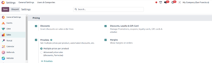 Configure Buy X Get Y Free Program and Loyalty Cards Program in Odoo17 Configure both programs from the menu “Discounts & Loyalty