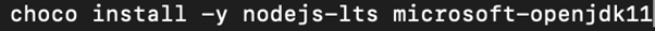 Node.js and JDK