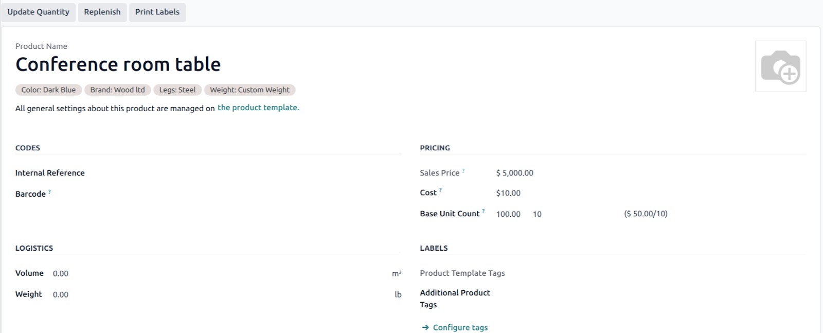 Product Variant In Odoo
