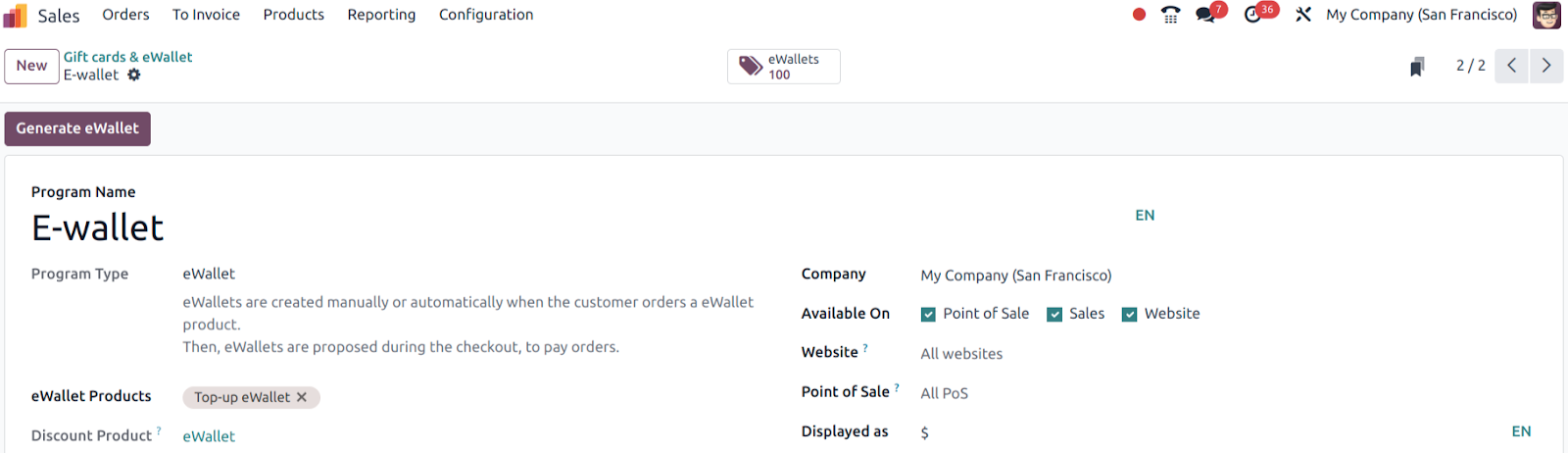 Ewallet In Odoo v17 E-wallet Configuration In Odoo: Step by Step Guide