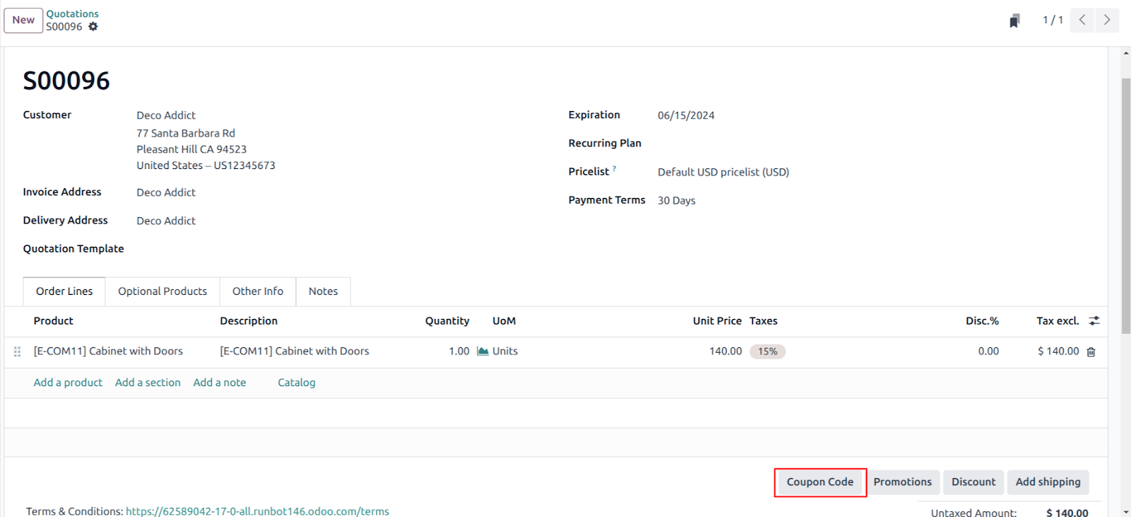 Ewallet In Odoo v17 Configure Ewallet Program in Sale Order