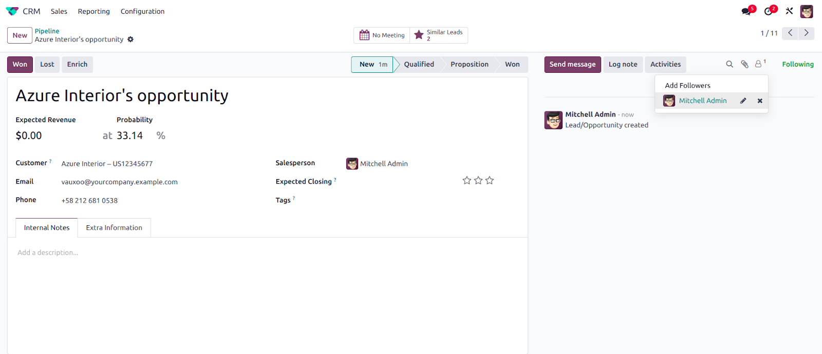 Create Automation in Odoo 17 CRM Use-Case of Automation in Odoo CRM