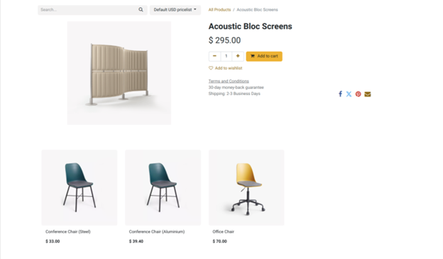 How to Manage Upsell and Cross-sell In Odoo17 Alternative Products in Odoo
