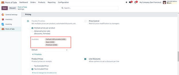 How To Manage Different Prices For Multiple Floors In Odoov17 POS Assign Price lists into POS Settings in Odoo