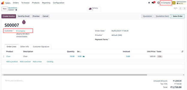 How To Manage Multi-Company Transfer in Odoo17 Use-case of Mange Multi Company Transfer in Odoo
