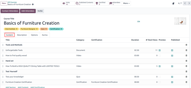 E-Learning Module In Odoo17 Create the Elearning Courses and Integrate Certification in Odoo 17