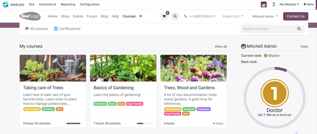 E-Learning Module In Odoo17 How to do Certification and Download Certificate in Odoo 17