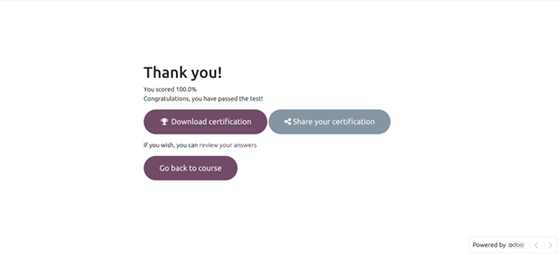 E-Learning Module In Odoo17 How to do Certification and Download Certificate in Odoo 17