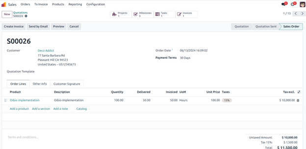 Configuration steps to manage projects with milestones in Odoo17 Configuration steps to manage projects with milestones in Odoo17