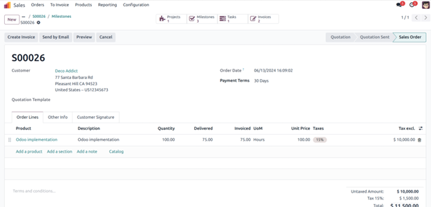Configuration steps to manage projects with milestones in Odoo17 Configuration steps to manage projects with milestones in Odoo17