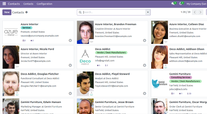 Contact Default View in Odoo Contact Default View in Odoo