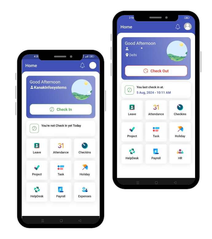 EmpPower Employee Self Service Mobile App EmpPower App Features - Attendance Tracking