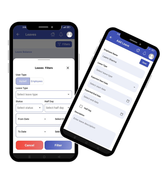 EmpPower App Features - Leave Management