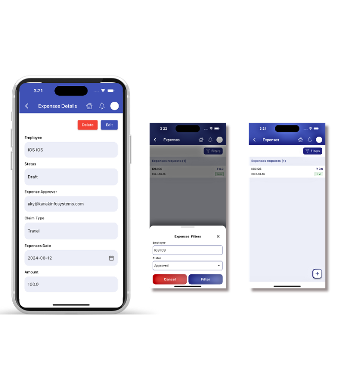 EmpPower App Features - Expense Management