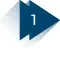 Stylish arrow bullet points number 1