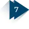 Stylish arrow bullet points number 7