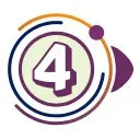 Bullet points number set in full circle