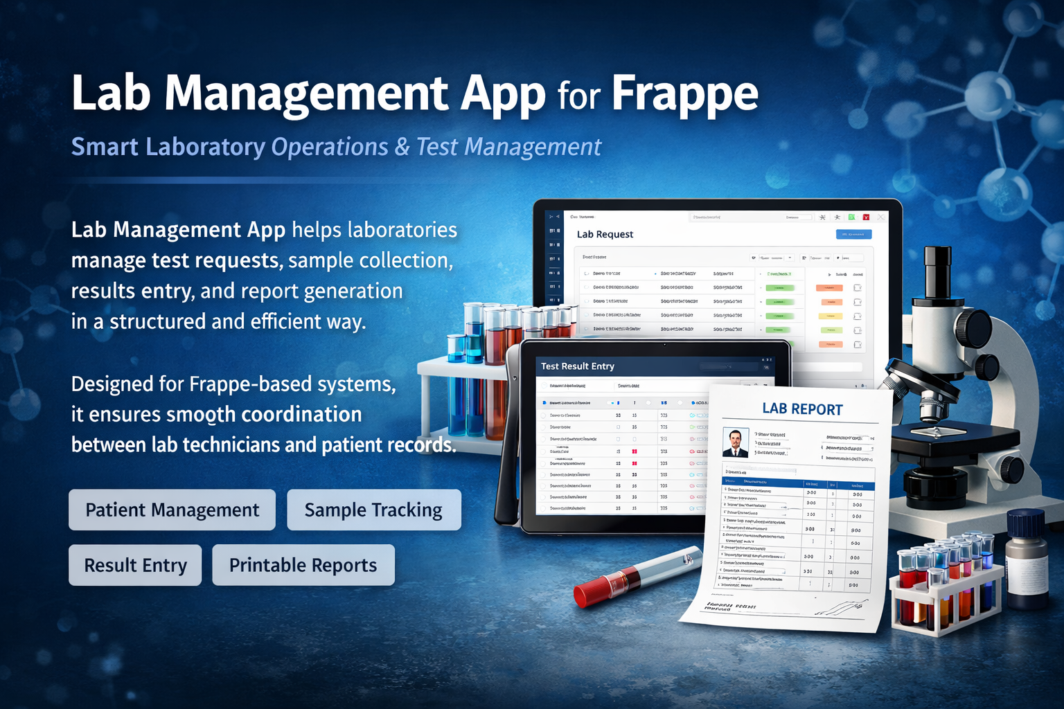 Lab Management For frappe