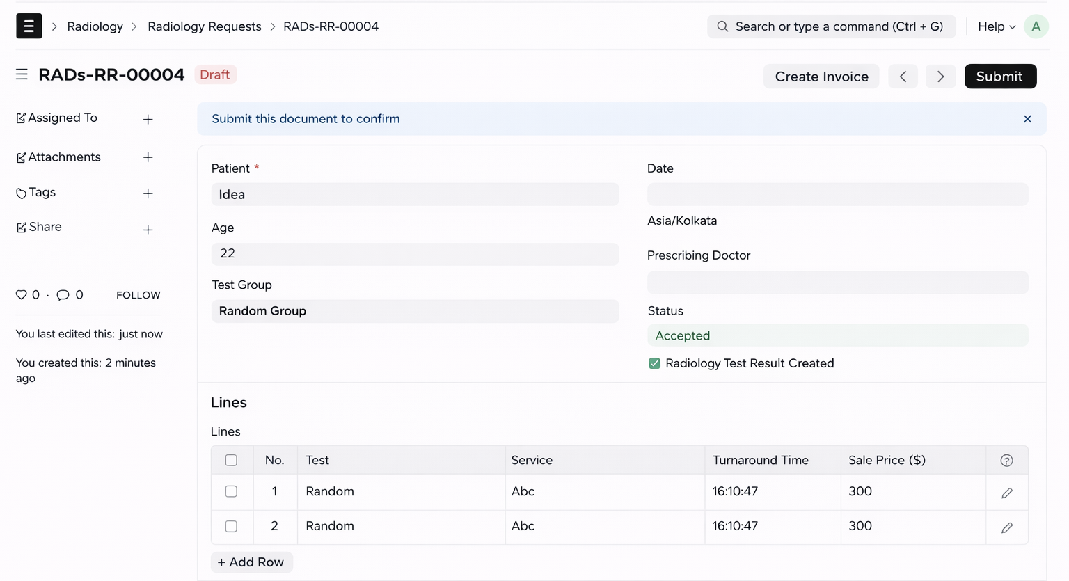 Radiology Management System