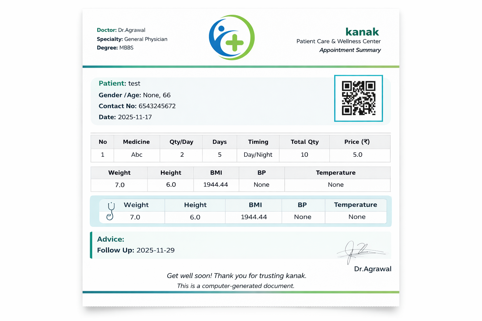 Prescription Management System